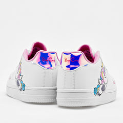 Tenis con unicornio para niñas marca Baby Cats Blanco cod. 100704