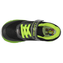 Tenis urbano con luces para Niño  marca Lux-10 Negro cod. 100973