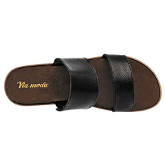 Sandalia  para Mujer marca Via Moda Negro cod. 102008