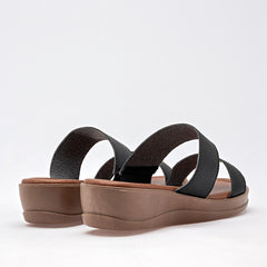 Sandalia  para Mujer marca Via Moda Negro cod. 102008