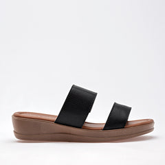 Sandalia  para Mujer marca Via Moda Negro cod. 102008