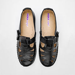 Zapato confort de piel  para Mujer marca Mora Confort Negro cod. 102288