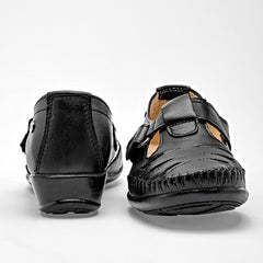 Zapato confort de piel  para Mujer marca Mora Confort Negro cod. 102288