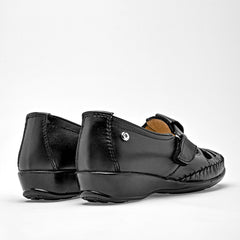 Zapato confort de piel  para Mujer marca Mora Confort Negro cod. 102288