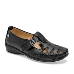 Zapato confort de piel  para Mujer marca Mora Confort Negro cod. 102288