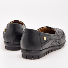 Zapato mocasín confort  para mujer marca Mora Confort Negro cod. 104721