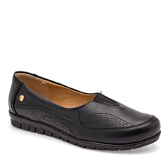 Zapato mocasín confort  para mujer marca Mora Confort Negro cod. 104721