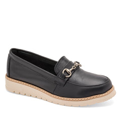 Zapato mocasín para Mujer marca Kevek Negro cod. 104784