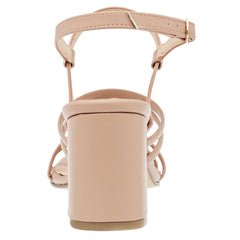 Sandalia con tacón  para Mujer marca Moramora Nude cod. 109084