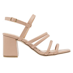Sandalia con tacón  para Mujer marca Moramora Nude cod. 109084