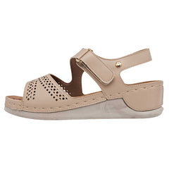 Sandalia confort  para Mujer marca Mora Confort Beige cod. 112215
