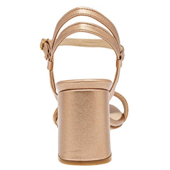 Zapatilla abierta para Mujer marca Moramora Oro rosa cod. 117073