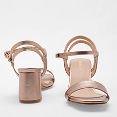 Zapatilla abierta para Mujer marca Moramora Oro rosa cod. 117073