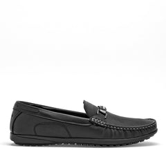 Negro Total Zapato tipo driver hombre, código 121367