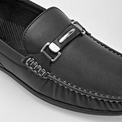 Negro Total Zapato tipo driver hombre, código 121367