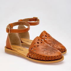 Sandalia de piel para Mujer marca Mora Tierra Camel cod. 121625