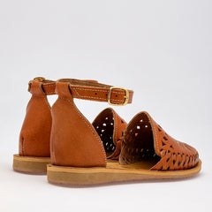 Sandalia de piel para Mujer marca Mora Tierra Camel cod. 121625