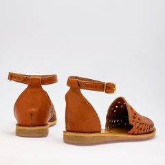 Sandalia de piel para Mujer marca Mora Tierra Camel cod. 121625