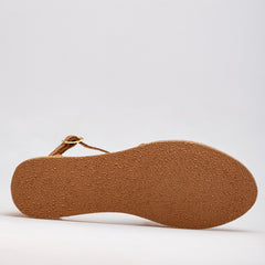 Sandalia de piel para Mujer marca Mora Tierra Camel cod. 121625
