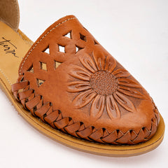 Sandalia de piel para Mujer marca Mora Tierra Camel cod. 121625