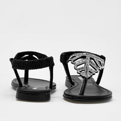Sandalia  para Mujer marca Moramora Negro cod. 122028