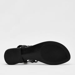 Sandalia  para Mujer marca Moramora Negro cod. 122028