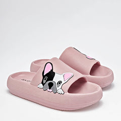 Sandalia sponch slide para Mujer marca Evalight Rosa cod. 125126