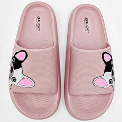 Sandalia sponch slide para Mujer marca Evalight Rosa cod. 125126