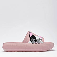 Sandalia sponch slide para Mujer marca Evalight Rosa cod. 125126