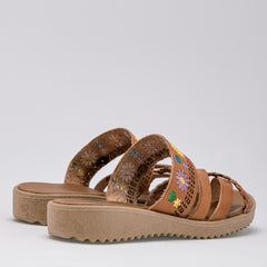 Sandalia con cuña para Mujer marca Mora Tierra Camel cod. 125249