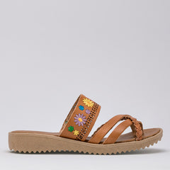 Sandalia con cuña para Mujer marca Mora Tierra Camel cod. 125249