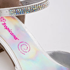 Zapato para graduación para Niña marca Tropicana Plata cod. 128784