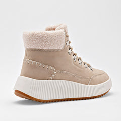 Pakar Zapaterías de México on USA | November: Offers before christmas - Bota con peluche para mujer cod-129048