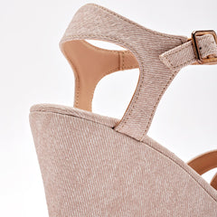Sandalia para Mujer marca Been Class Beige cod. 129114