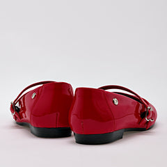 Balerina punta cuadrada para Mujer marca Moramora Rojo cod. 130022