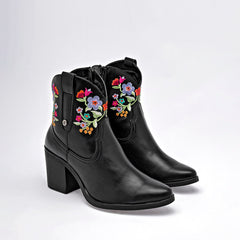Botín Tacón para Mujer  marca Mora Tierra Negro cod. 139751