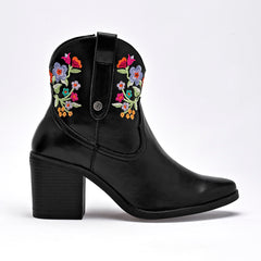 Botín Tacón para Mujer  marca Mora Tierra Negro cod. 139751