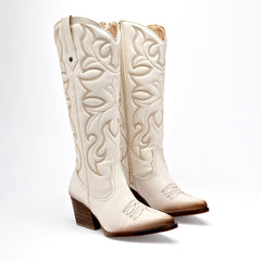 Bota Tacón para Mujer  marca Moramora Blanco cod. 139752