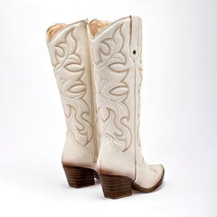 Bota Tacón para Mujer  marca Moramora Blanco cod. 139752