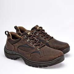 Zapato casual piel para Hombre marca Flexi Café cod. 139813