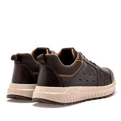 Zapato casual piel para Hombre marca Flexi Café cod. 139891