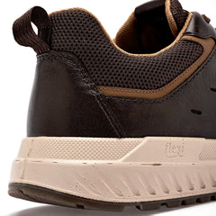 Zapato casual piel para Hombre marca Flexi Café cod. 139891