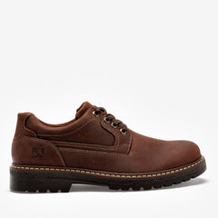 Zapato casual piel para Hombre marca Flexi Café cod. 139894