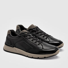 Zapato casual piel para Hombre marca Flexi Negro cod. 139911