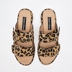 Sandalia piso para Mujer marca Been Class Camel cod. 140223