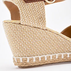 Alpargata Plataforma para Mujer marca Been Class Beige cod. 140234