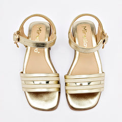 Sandalia para Preescolar niña marca Celex Oro cod. 140315