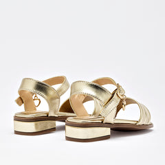 Sandalia para Preescolar niña marca Celex Oro cod. 140315