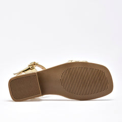 Sandalia para Niña marca Celex Oro cod. 140315