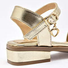 Sandalia para Niña marca Celex Oro cod. 140315